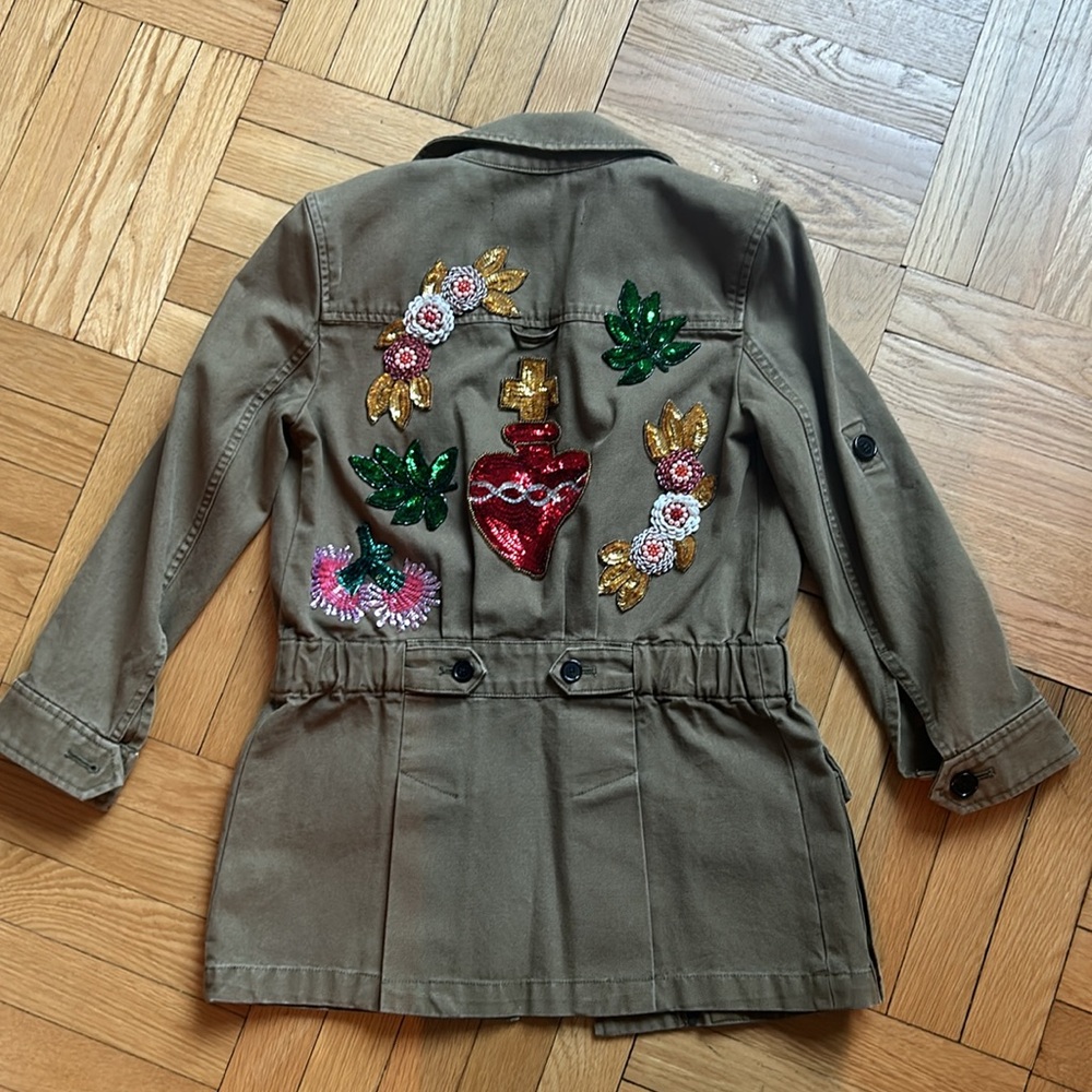 Vanessa Beard Holden Sequin Jacket Sz XS - Picture 9 of 10